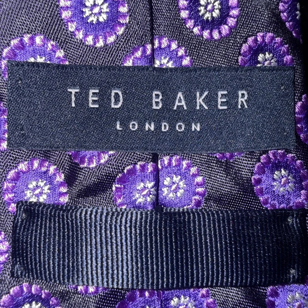 Ted Baker London Men's Silk Purple 3